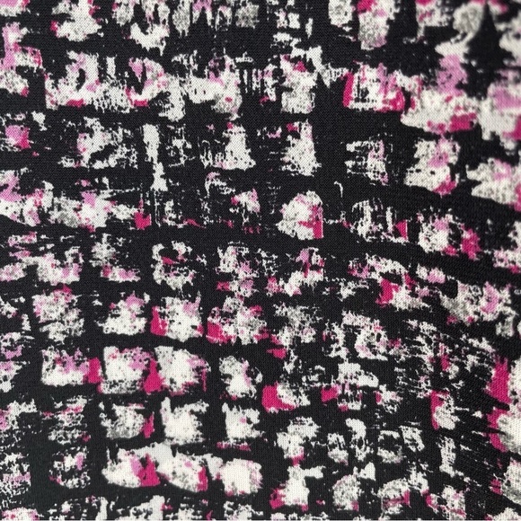 Chico's Multi-Color Abstract Print V-Neck Blouse - Chico's Sz 0 / US Sz S/4 - Picture 11 of 14